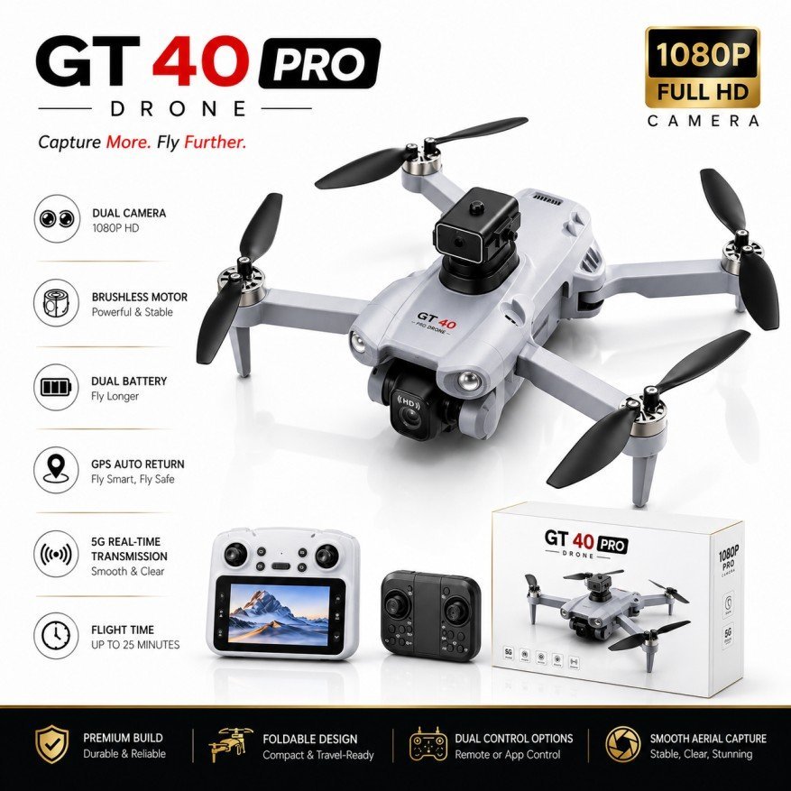 GT 40 PRO RC Drone