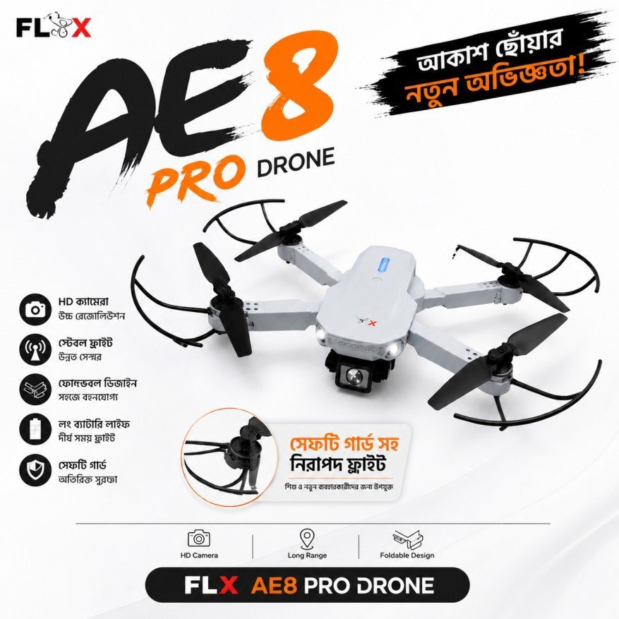 AE8 Pro Dual Camera Drone