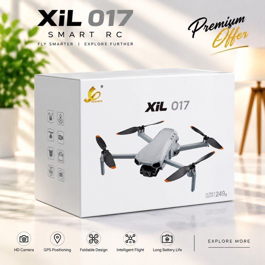 XiL 017 Smart RC Drone with HD Camera | Buy Online Bangladesh